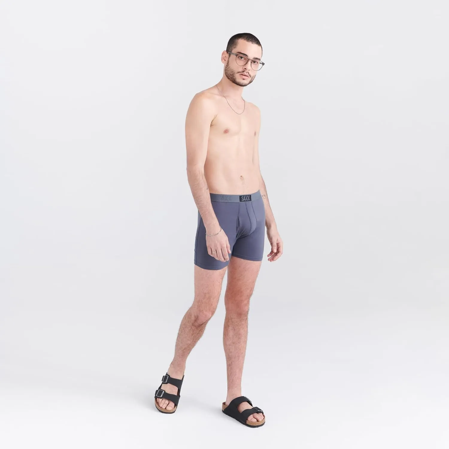 SAXX Underwear Co. Men's Underwear with Pouch Ultra Super Soft Boxer Brief Fly 3Pk