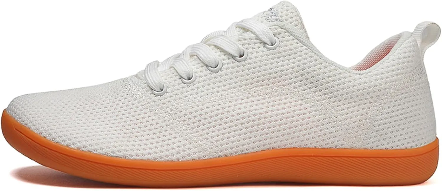 SECHRITE Barefoot Wide Toe Box Shoes Women's Men’s Minimalist Barefoot Shoes Zero Drop Sole Extra Wide Fashion Sneaker