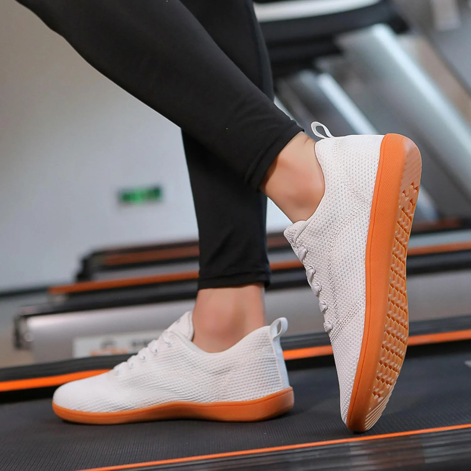 SECHRITE Barefoot Wide Toe Box Shoes Women's Men’s Minimalist Barefoot Shoes Zero Drop Sole Extra Wide Fashion Sneaker
