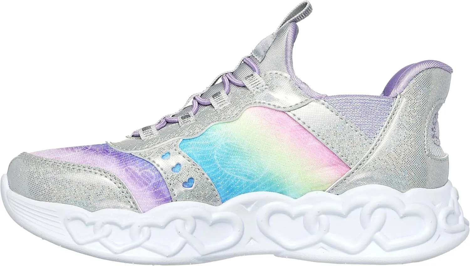 Skechers Girl's Infinite Heart Lights-Eternal Shimmer Sneaker