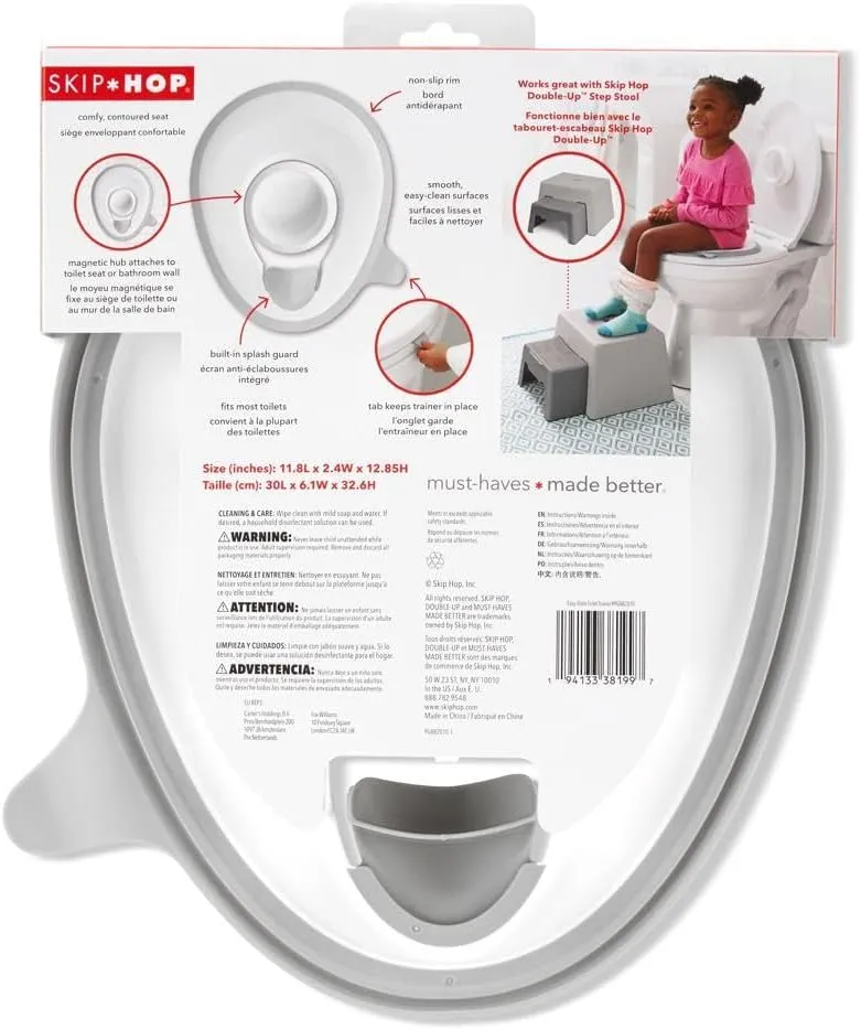 Skip Hop Toddler Potty Training Seat, Easy Store,2.4"L x 12.85"W