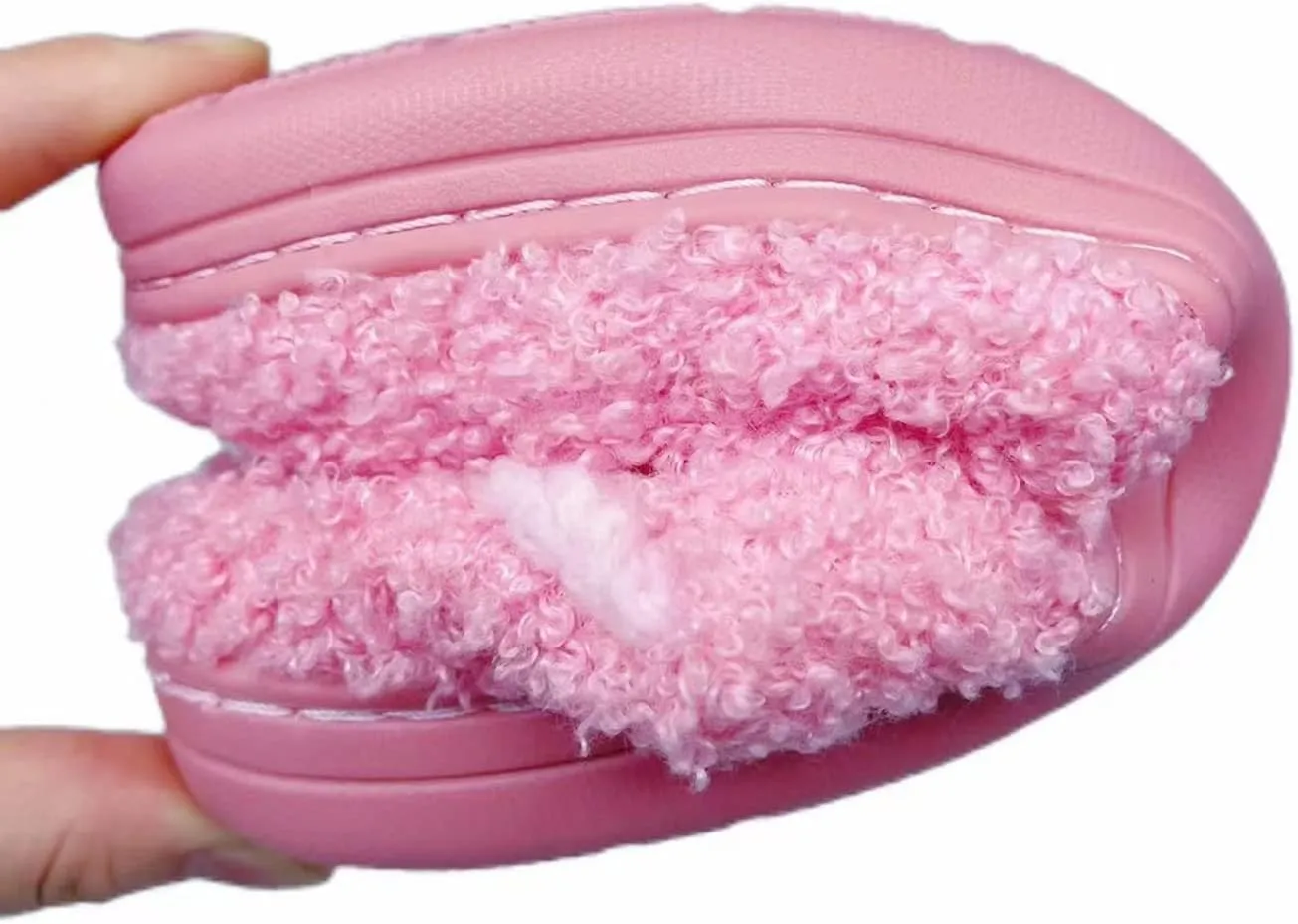 Smile Face Slippers Women Men Toddlers House Slippers for Kids Waterproof Sole Fuzzy Slide Boys Girls Slip-on Shoes for Women