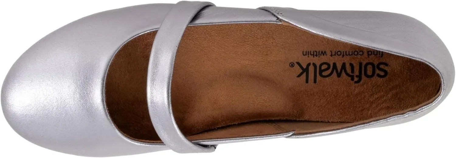 SoftWalk Women's Samara Mary Jane Flat