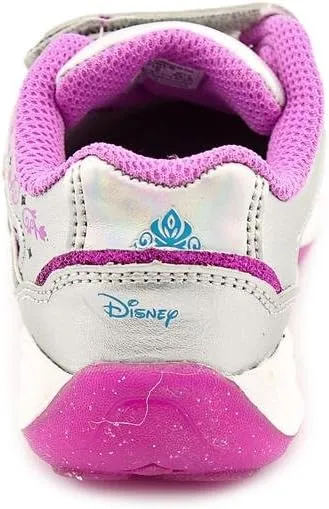 Stride Rite Baby Girl's Disney« Wish Lights Anna & Elsa H&L (Toddler) Magenta/Silver Sneaker 7.5 Toddler M