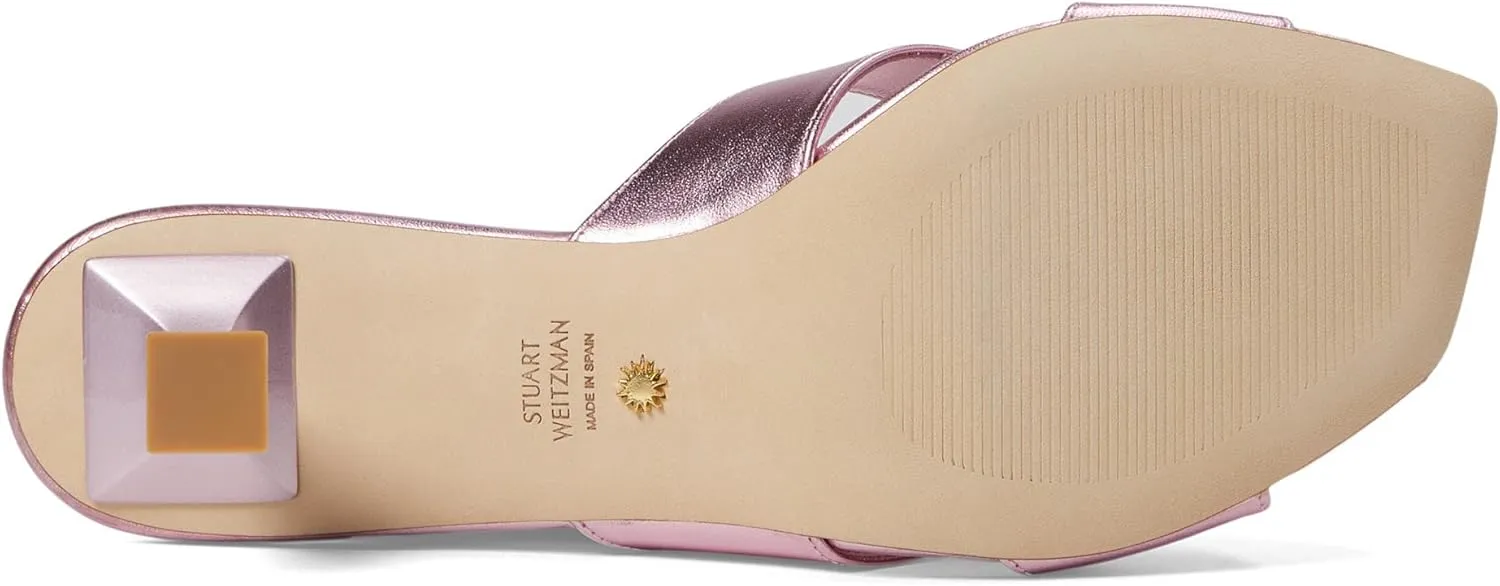 Stuart Weitzman Miami Xcurve 50 Slide Adobe 8 B