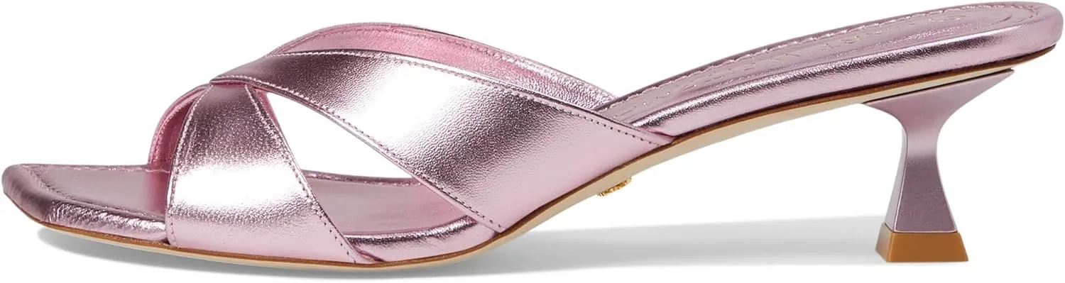 Stuart Weitzman Miami Xcurve 50 Slide Adobe 8 B