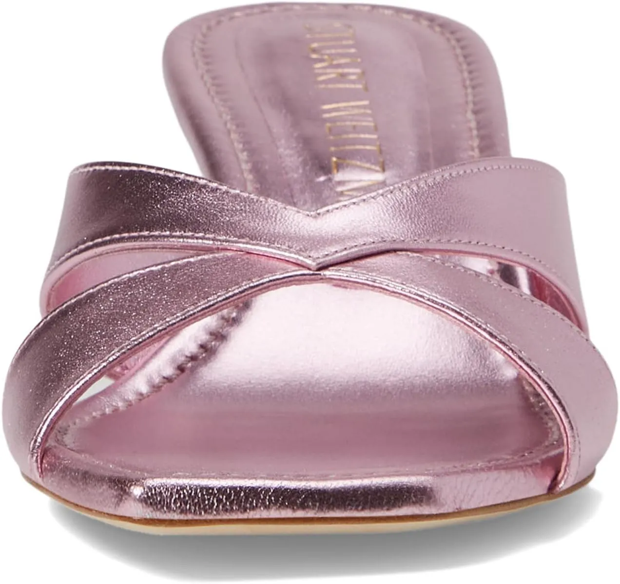 Stuart Weitzman Miami Xcurve 50 Slide Adobe 8 B