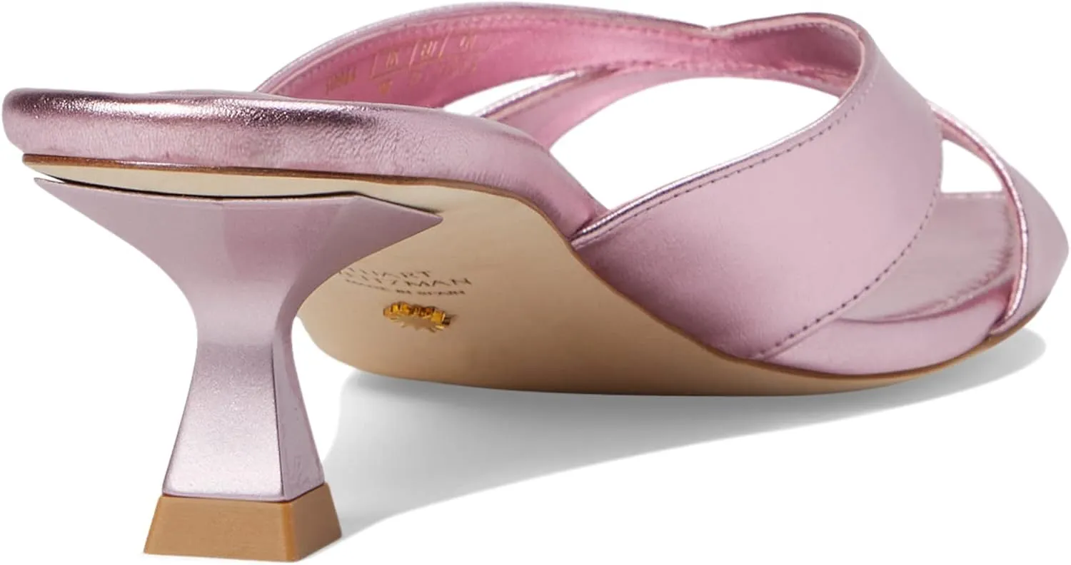 Stuart Weitzman Miami Xcurve 50 Slide Adobe 8 B