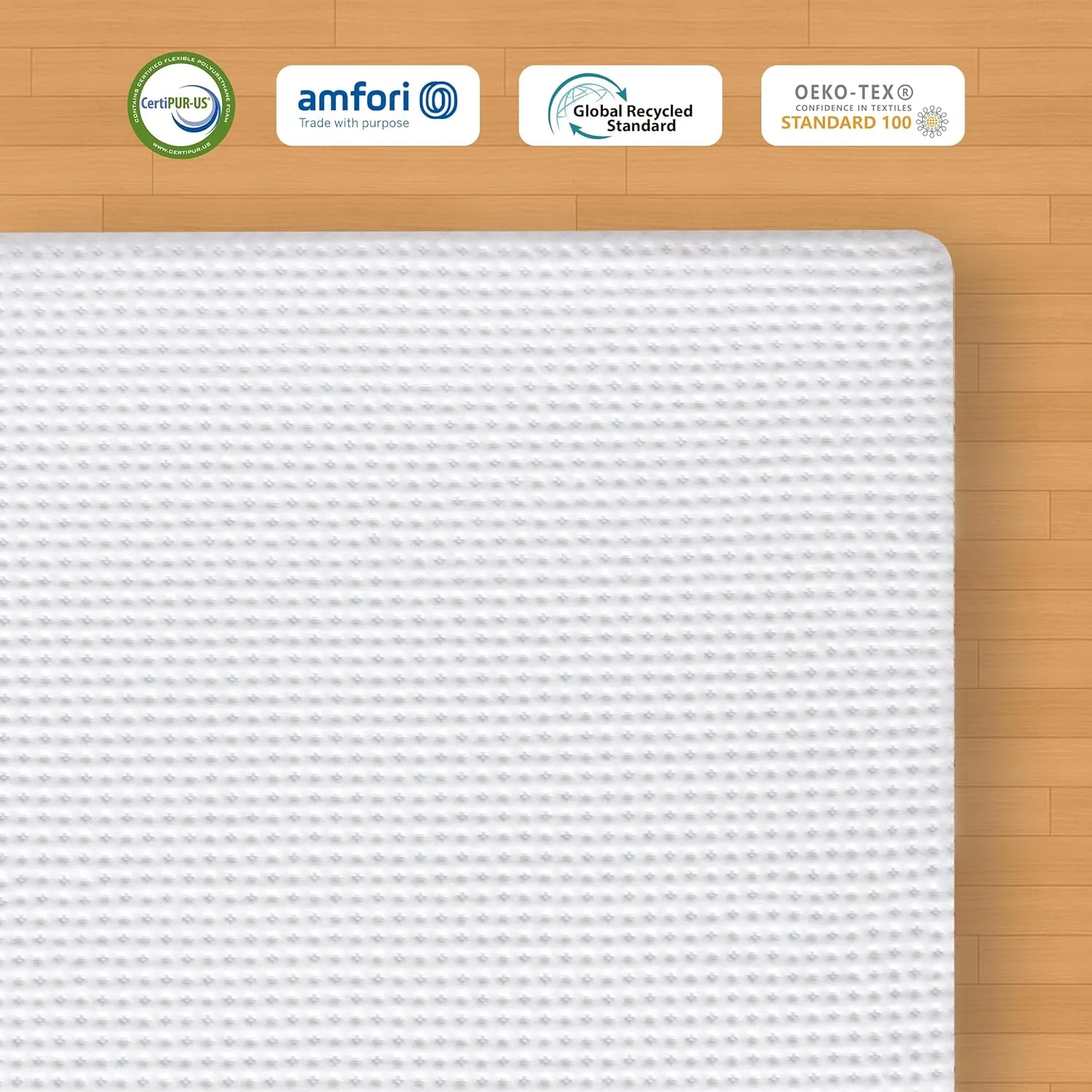 SUBRTEX Queen Mattress Topper, Gel-Infused Memory Foam Mattress Topper, High Density Cooling Bed Topper Pad with Breathable Removable Fitted Cover CertiPUR-US Certified (4 Inch, Queen)