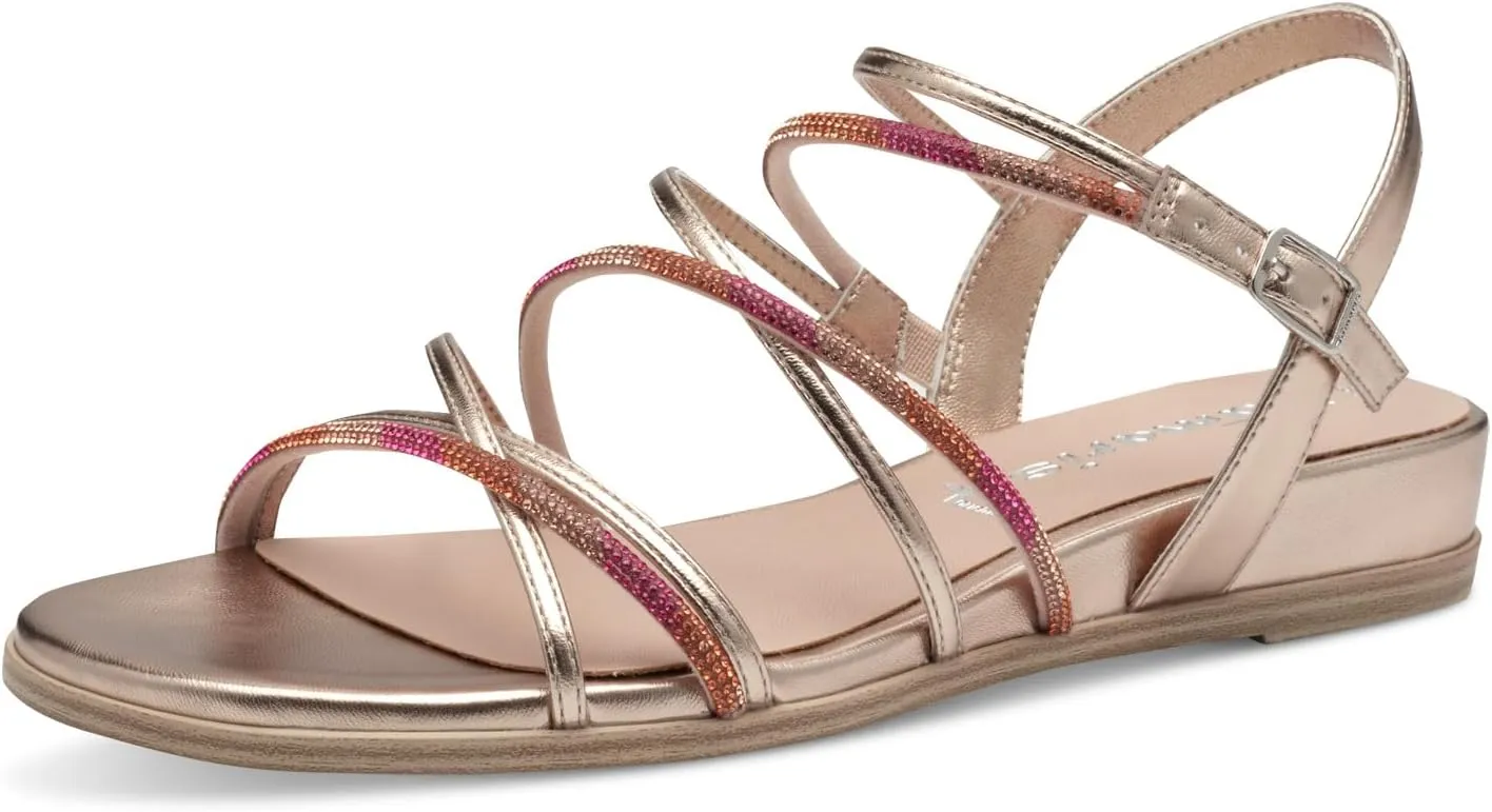 Tamaris Women's Ankle-Strap Flat Sandal