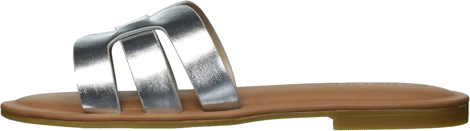 The Drop Women's Monika Flat H-Band Slide Sandal