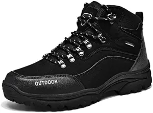 Thermal Products Autumn and Winter New Sports Shoes, Large Size Men's Shoes, Hiking Shoes, Outdoor Sports to Protect Your feet (Color : Black, Size : 11)