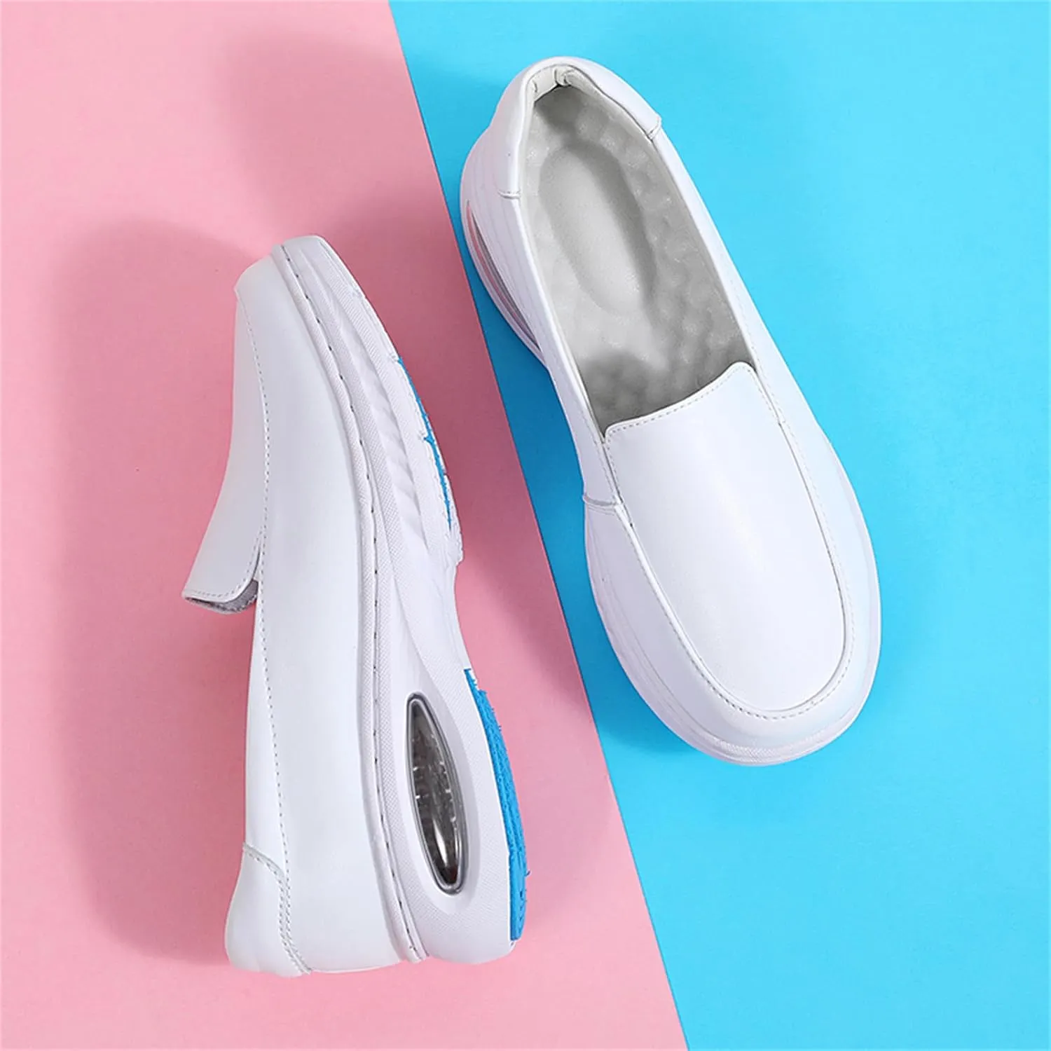 Touchmosees Air Cushion Nurse Sneakers Orthopedic Diabetic Walking Wedge Sneaker Platform Breathable Sneakers