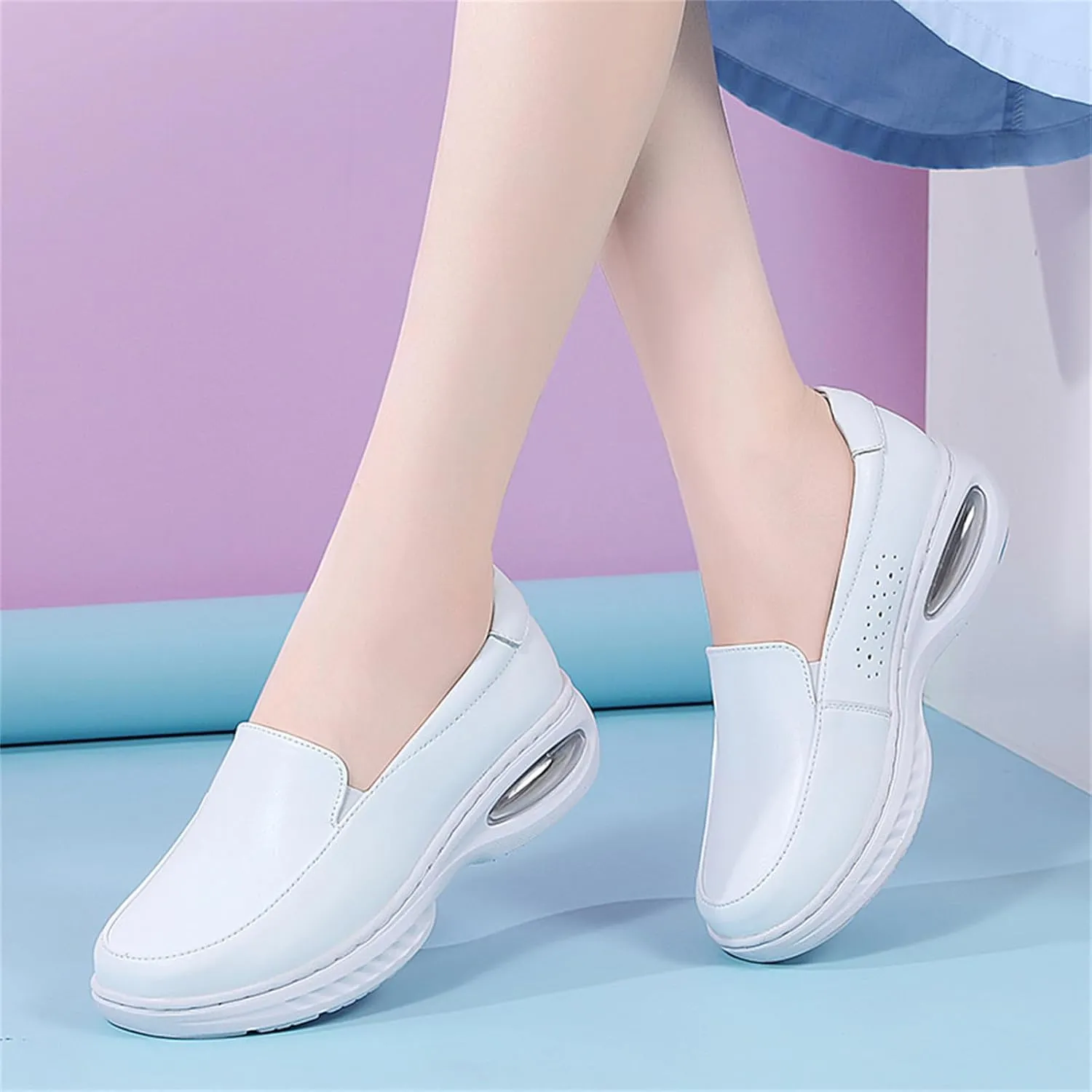 Touchmosees Air Cushion Nurse Sneakers Orthopedic Diabetic Walking Wedge Sneaker Platform Breathable Sneakers