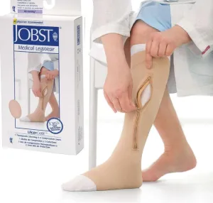 UlcerCare Zippered Unisex Open Toe Knee High Support Sock