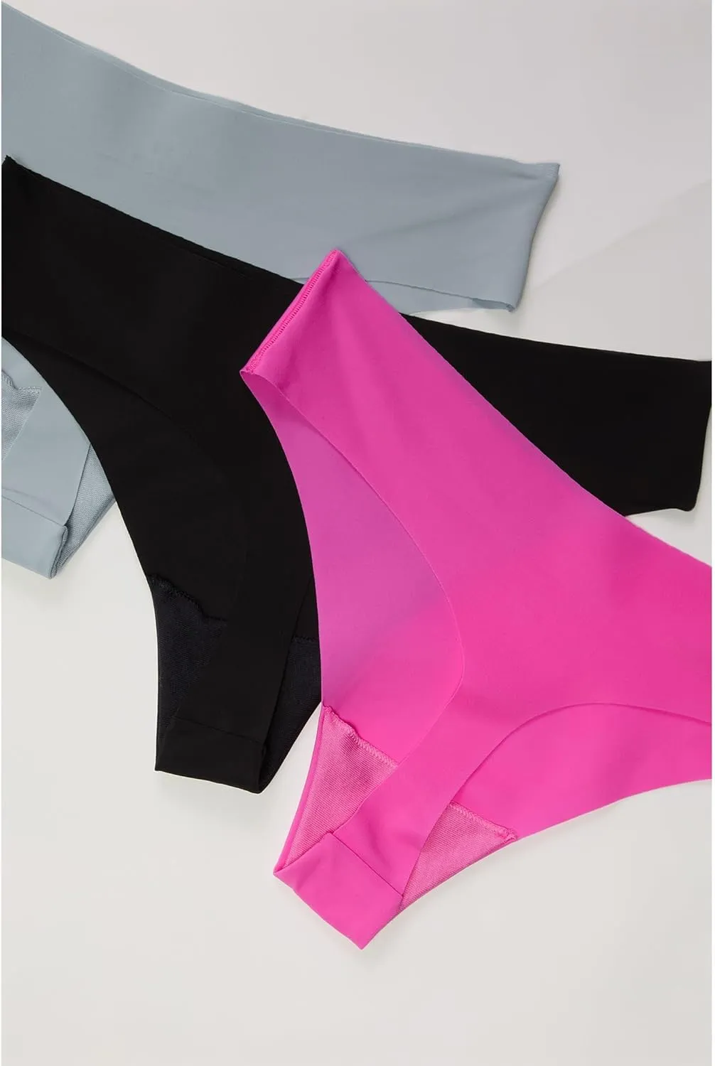Under Armour Women's 3-pack Pure Stretch No Show Thong Underwear, All-day Comfort & Ultra-soft Fit