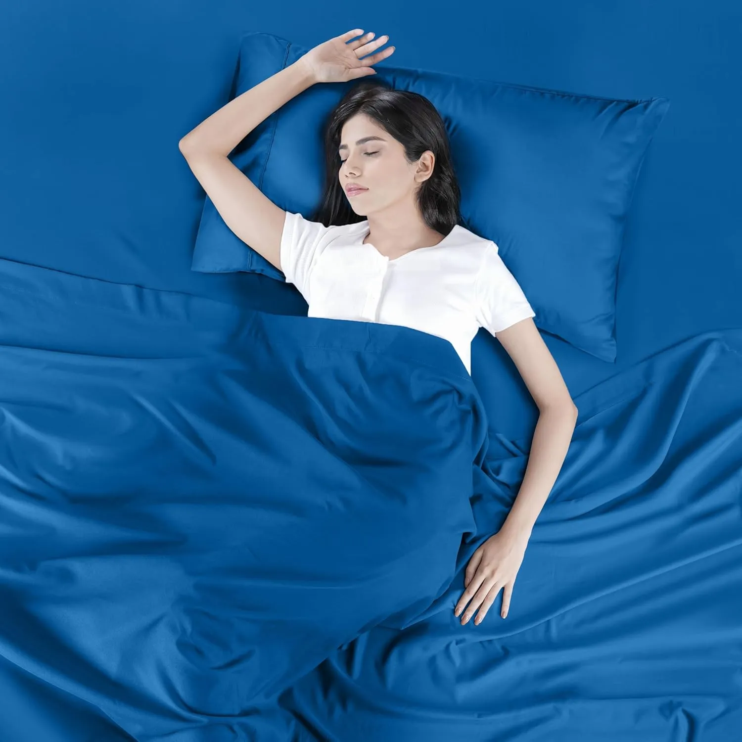 Utopia Bedding Twin Sheet Set – 3 Piece Bed Sheets for Twin Size Bed, Soft and Breathable Microfiber, Includes 1 Fitted Sheet, 1 Flat Sheet and 1 Pillowcase (Dusk Blue)