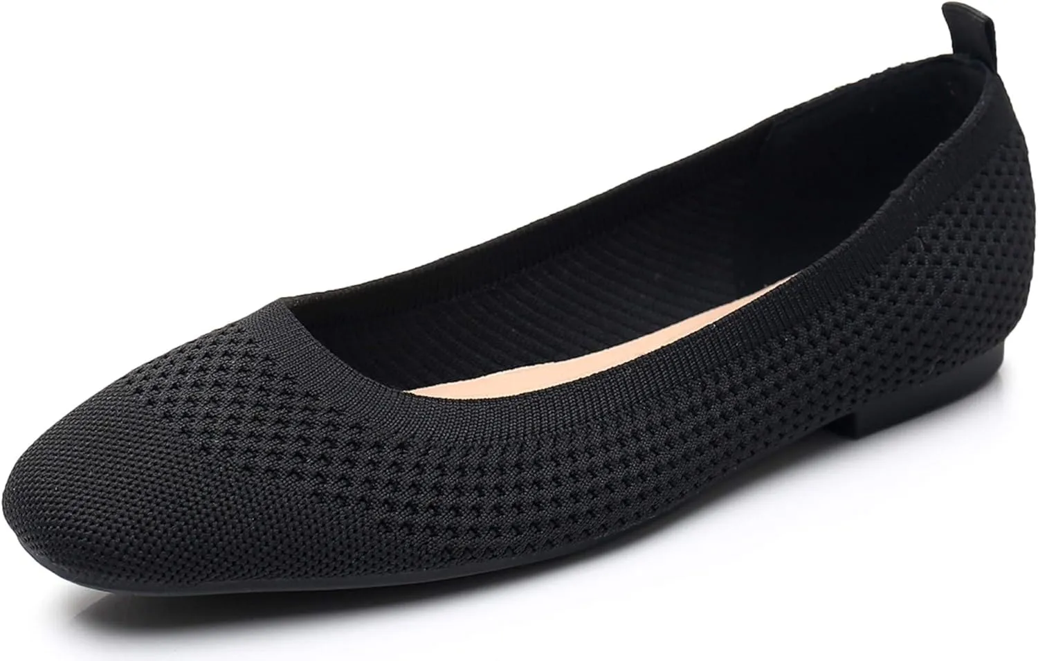 VenusCelia Women's Flexible Knit Flat Shoe