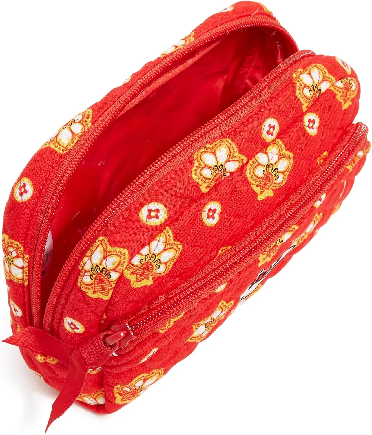 Vera Bradley Women's Cotton NFL Medium Cosmetic Makeup Organizer Bag (Multiple Teams Available)