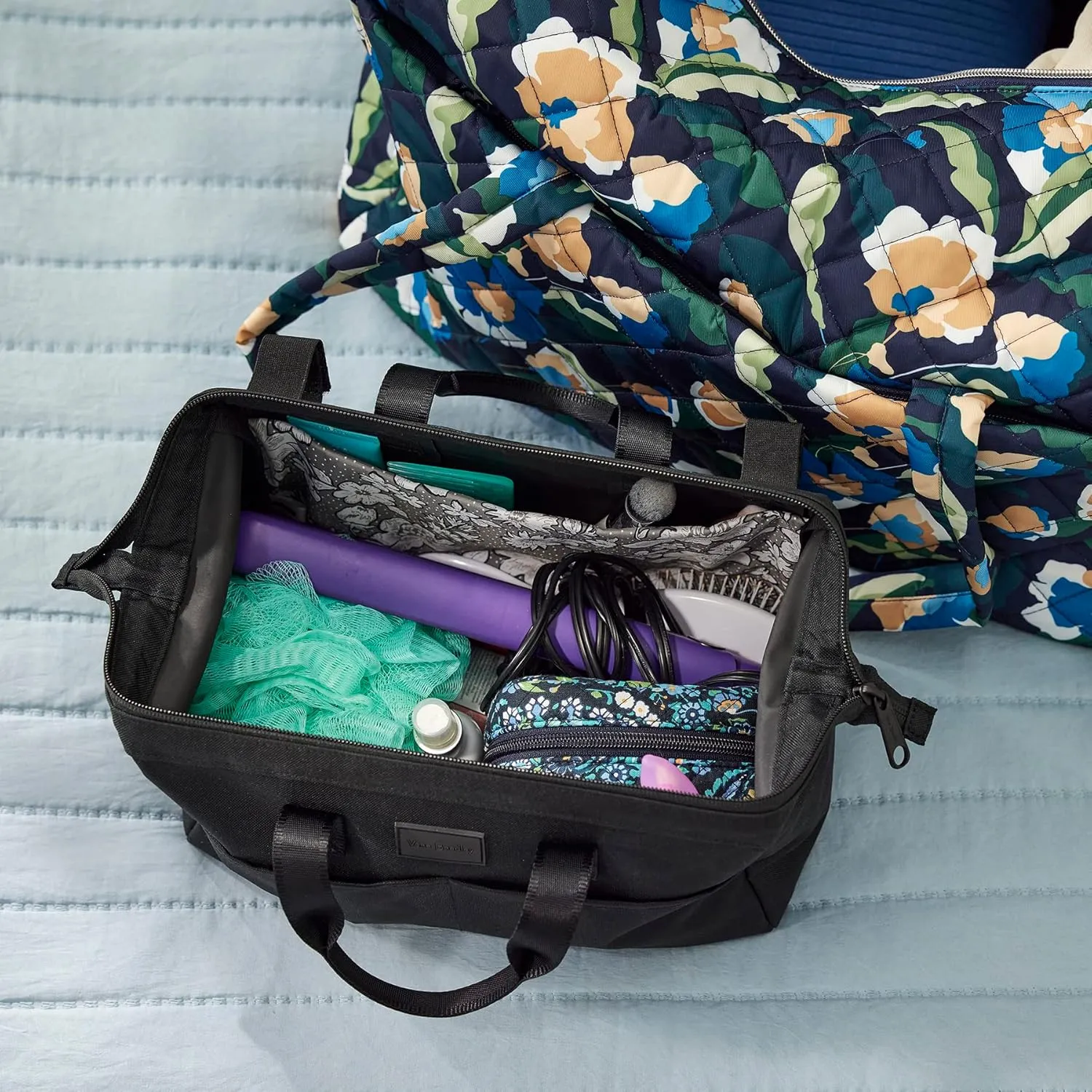Vera Bradley Women's Recycled Lighten Up ReActive Bag Organizer, Tranquil Medallion, One Size