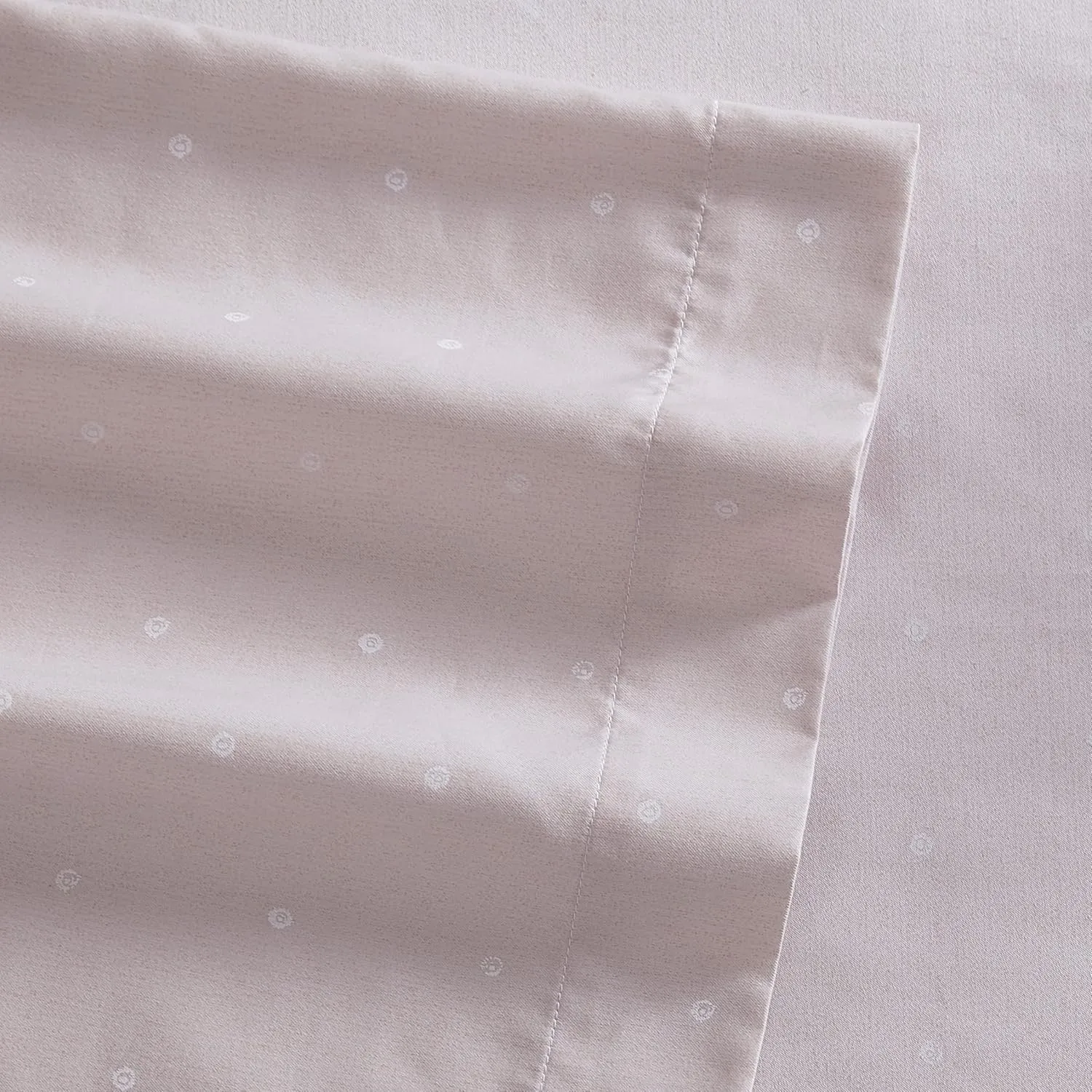 Vera Wang - King Sheet Set, Luxury Sateen Cotton Bedding, 800 Thread Count, Soft & Smooth Bedding Set (Eyelet Pink, King)