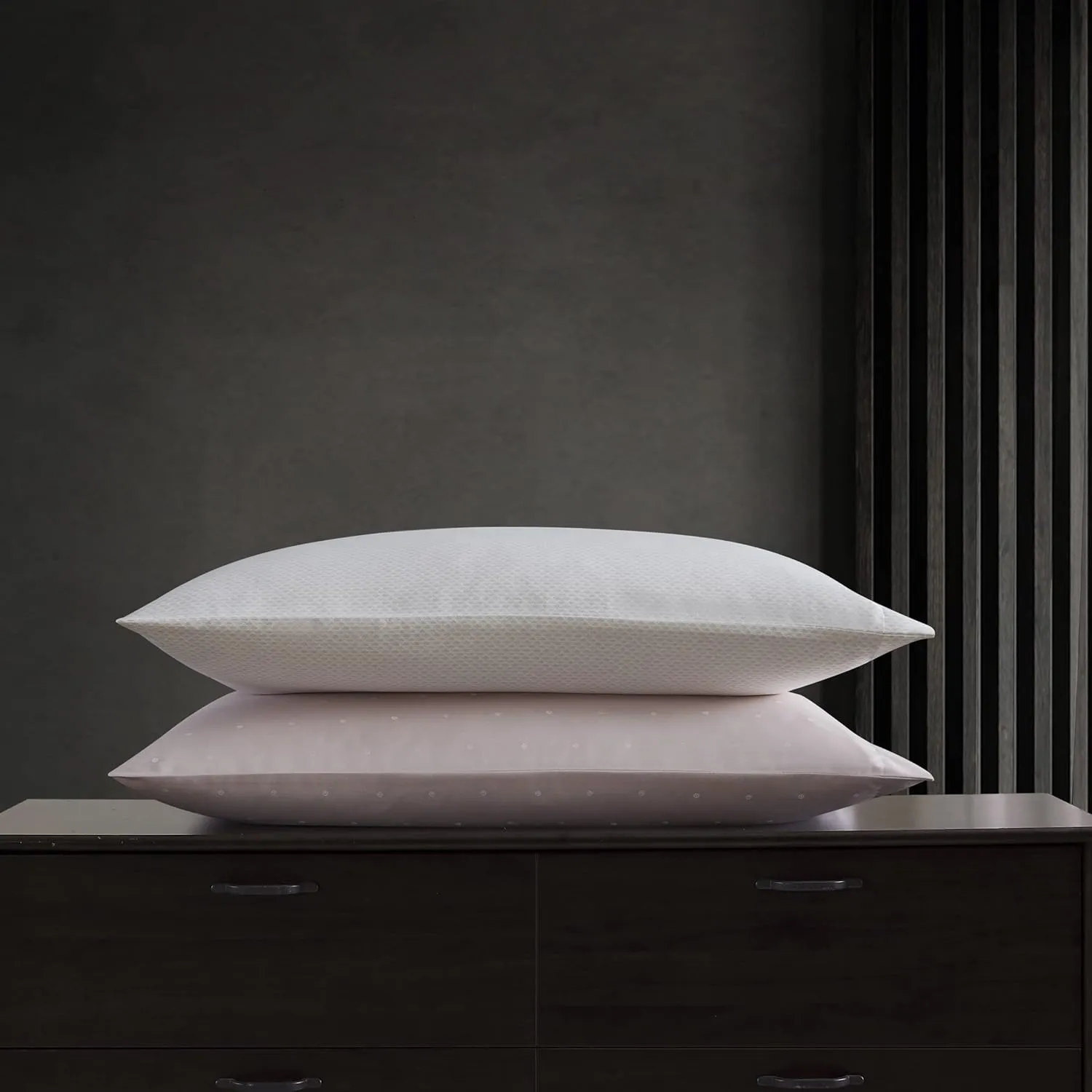 Vera Wang - King Sheet Set, Luxury Sateen Cotton Bedding, 800 Thread Count, Soft & Smooth Bedding Set (Eyelet Pink, King)