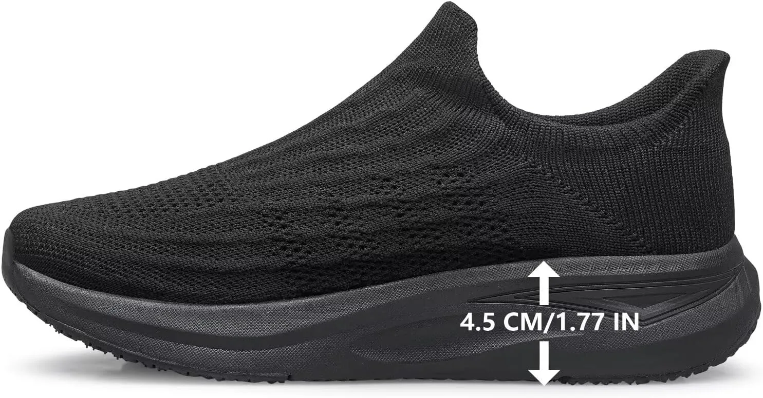 vibdiv Slip-on Walking Shoes Women Barefoot Barefoot Sock Sneakers Flat Casual Lightweight Comfortable Breathable Laceless