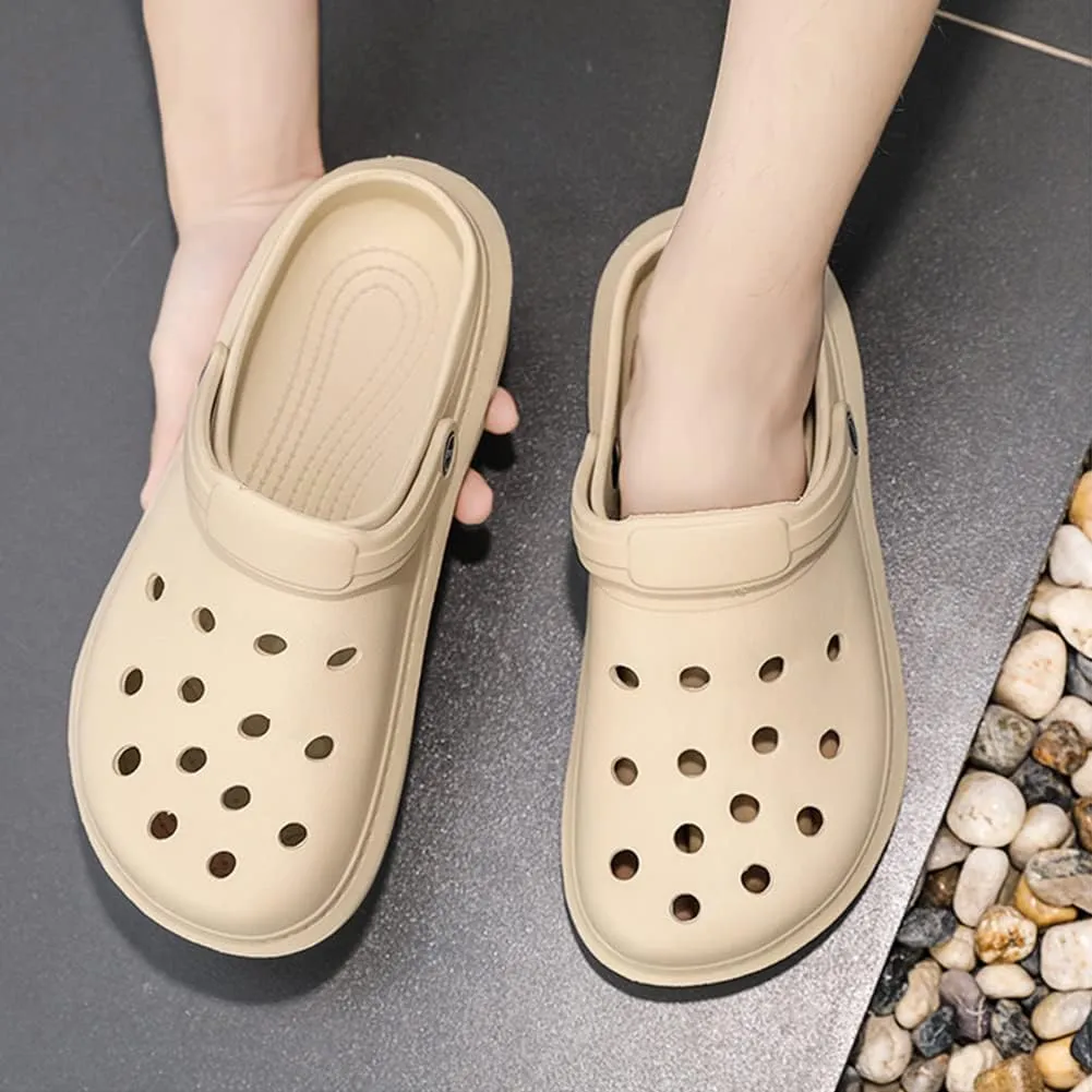 VONMAY Womens Mens Clogs Breathable Summer Beach Sandals Adjustable Slide Garden Shoes Slippers Nonslip
