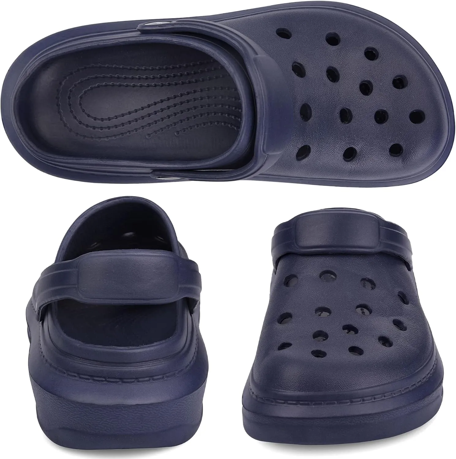 VONMAY Womens Mens Clogs Breathable Summer Beach Sandals Adjustable Slide Garden Shoes Slippers Nonslip