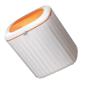 Wall Mounted Trash Can with Lid Slide Open Kitchen Compost Bin Waste Container for Home Office and Restaurant Use Sunshine Design