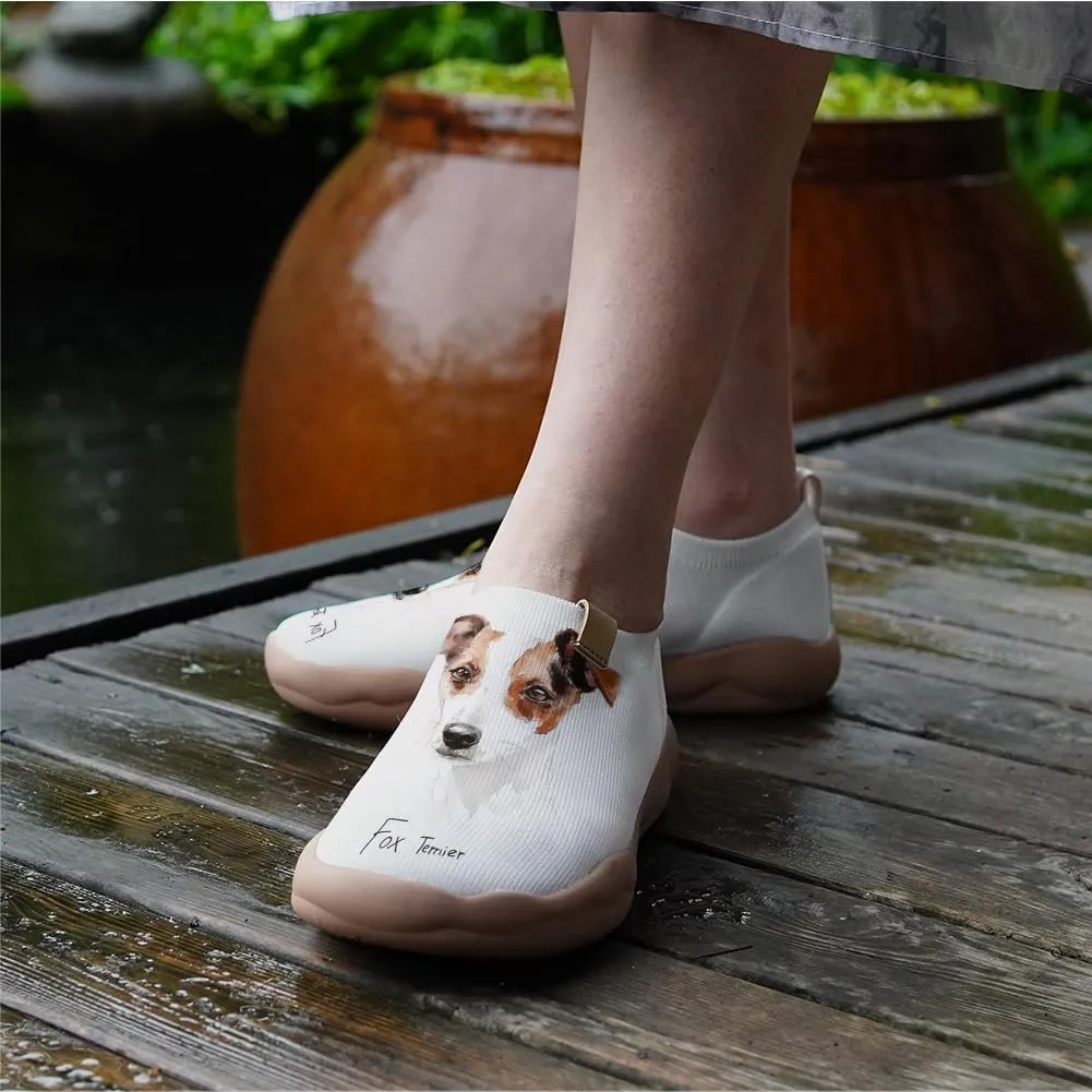 Women's Art Painted Travel Shoes Slip-On Fashion Sneaker Knit Mesh Walking Casual Loafers