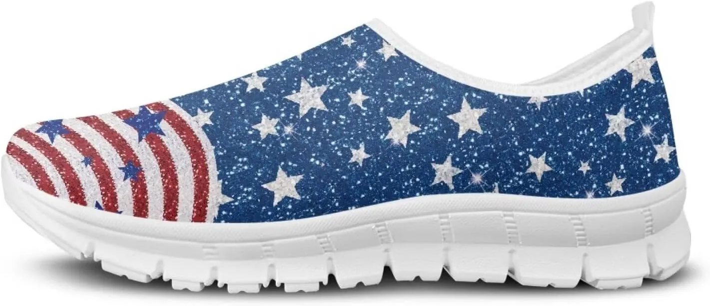 Women's Casual Flat Shoes Slip On Sneakers Lightweight Comfort Soft Loafers Running Walking Dress Shoes