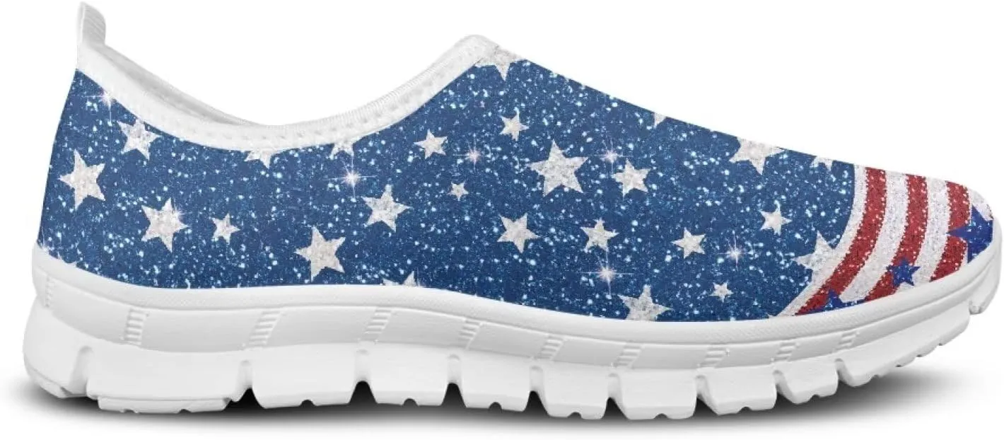 Women's Casual Flat Shoes Slip On Sneakers Lightweight Comfort Soft Loafers Running Walking Dress Shoes