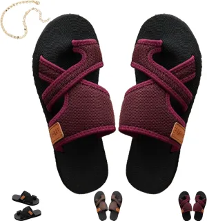 Women's Comfortable Breathable Mesh Flip Flops, Brahusd Orthopedic Hollow Toe Loop Slippers, Summer Casual Flat Sandals Slide