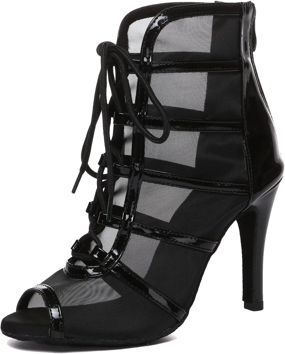 Womens Girls Sexy Ballroom Dancing Shoes Open Toe Party Evening Ankel Sandals Booties