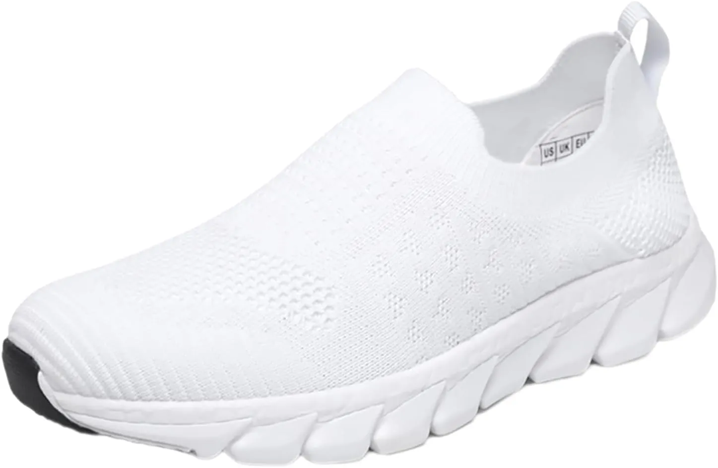 Womens Ladies Walking Running Shoes Slip On Lightweight Mens Dress Shoes Jogging Casual Shoes Trendy White Sneakers Tennis Shoe Cross Trainer Shoe