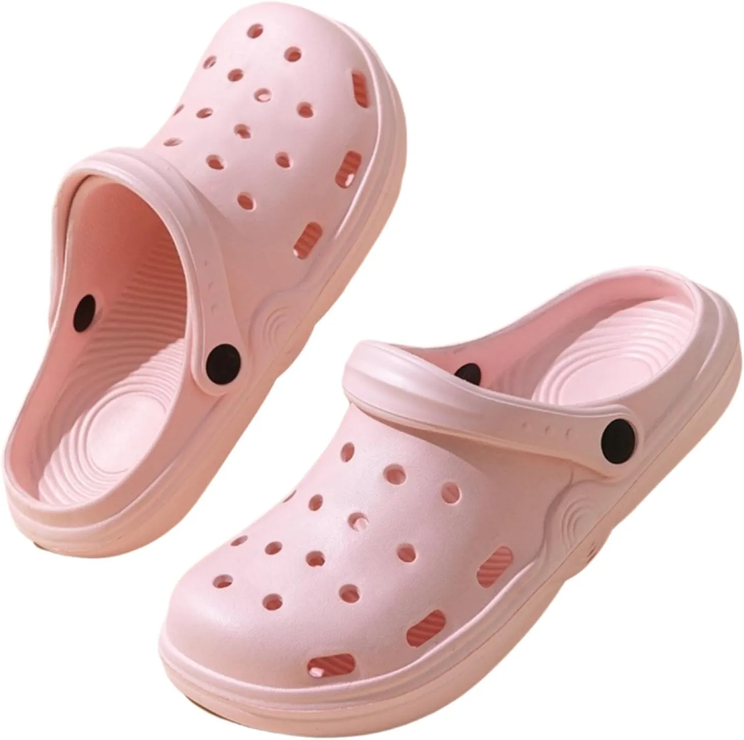 Womens Mens Garden Clogs Sandals Women Slide Sandals Mens Sandals Lightweight Beach Shoes Waterproof Indoor&Outdoor Slippers Breathable Slip-on Slides for Men & Women
