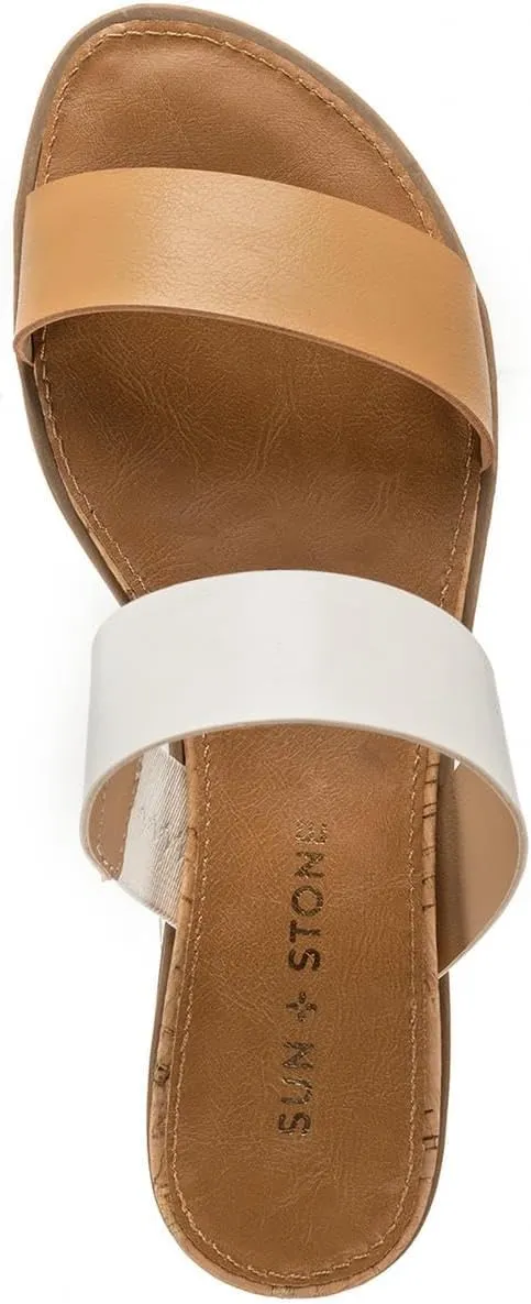 Womens Open Toe Slide Sandals