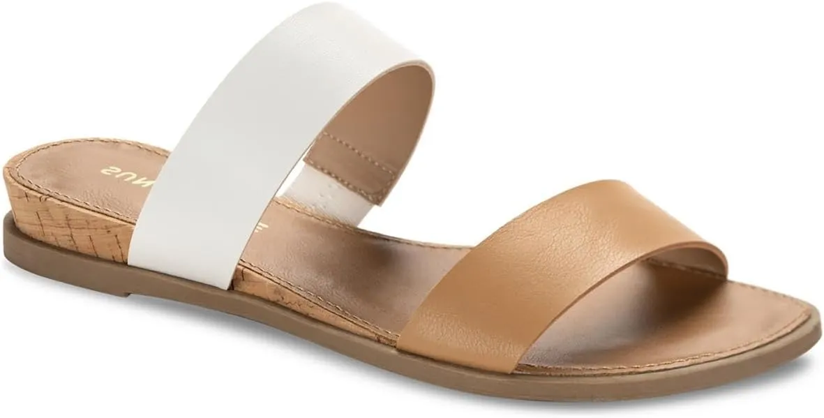 Womens Open Toe Slide Sandals