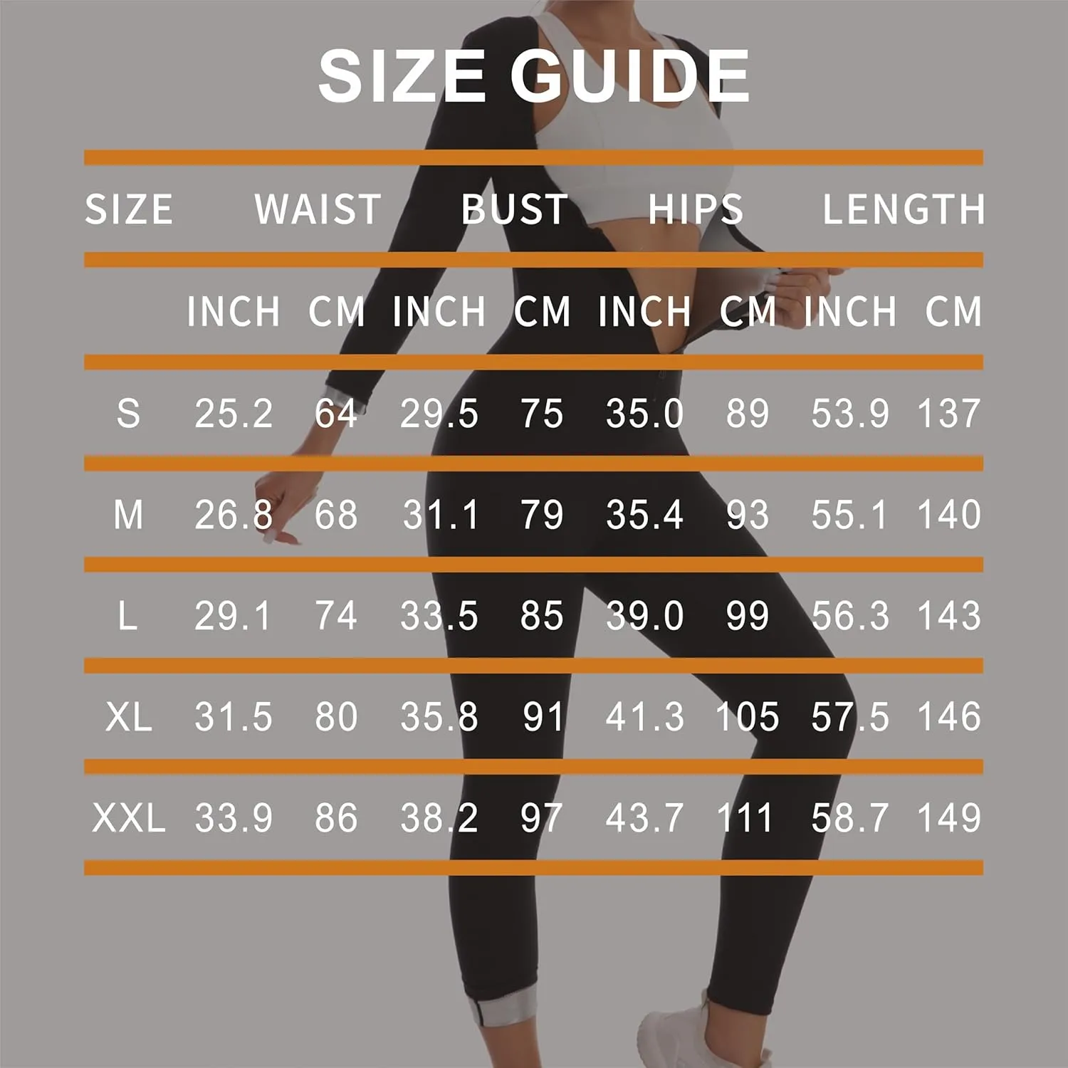 Women's Sauna Suit Workout Sets Long Sleeve Jumpsuit, Full Body Corset Sweatsuit Sweat-Enhancing Waist Trainer