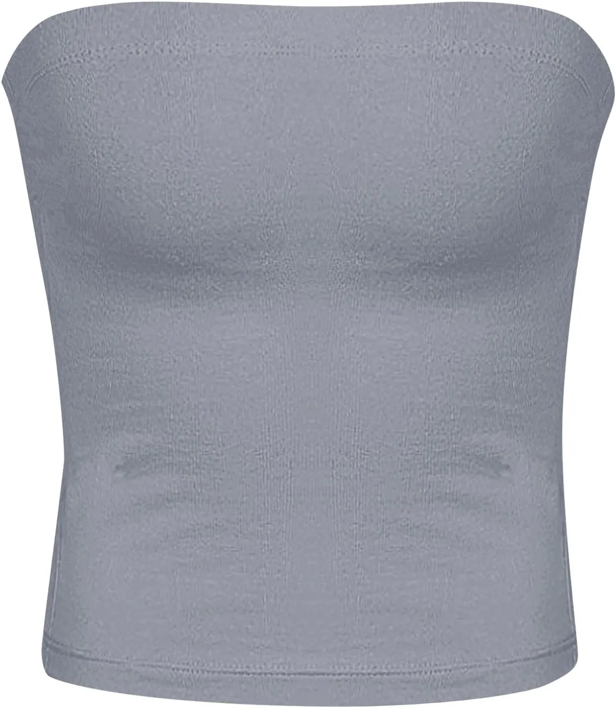 Womens Tube Top 2025 Summer Clothes Backless Bandeau Sleeveless Strapless Crop Tops