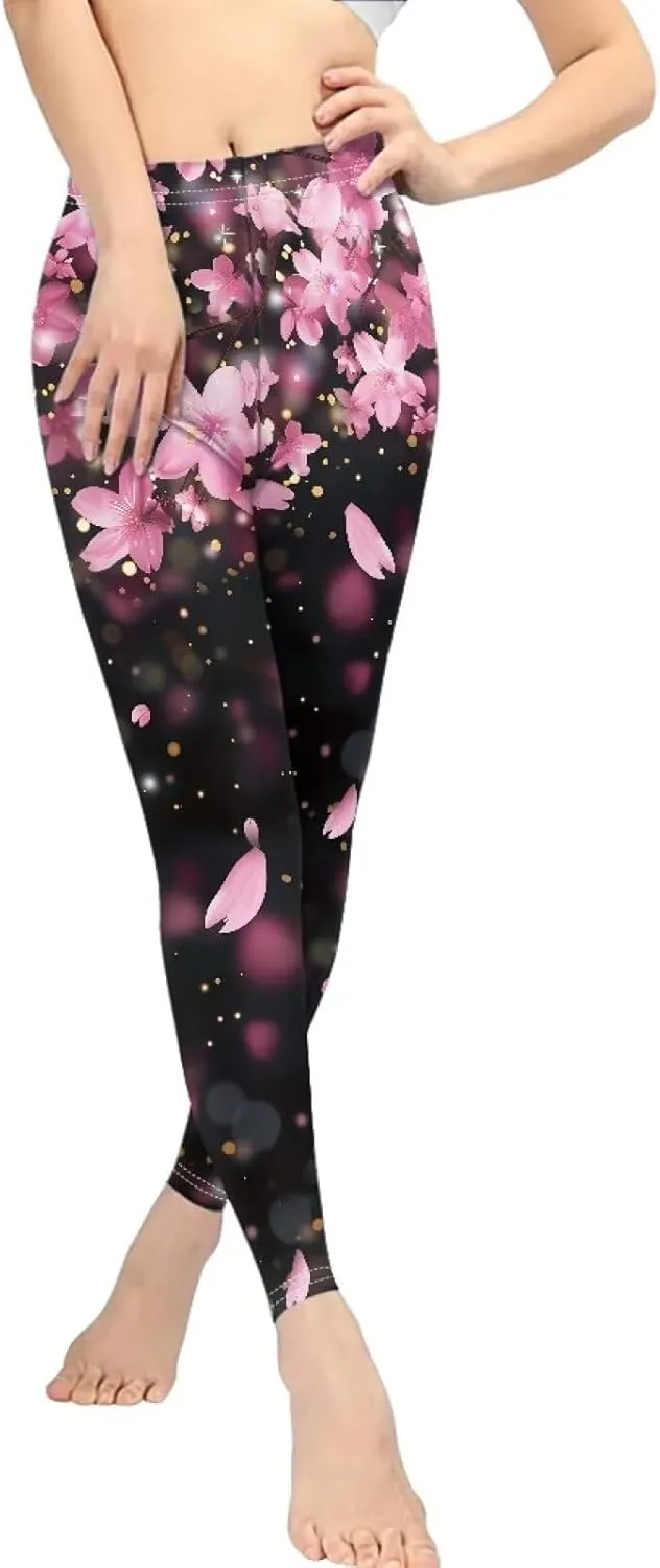 Women's Yoga Pants Workout Joggers Full Length High Waist Leggings