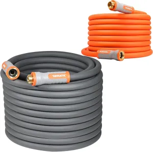 YAMATIC Heavy Duty 100 ft & 30 ft Garden Hose Bundle with Swivel Handle