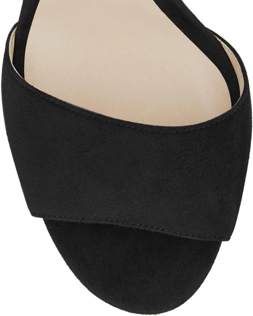 YDN Women Open Toe High Heel Sandals Slip On Mules Sexy Stilettos Pumps Party Slide Shoes Size 4-15 US