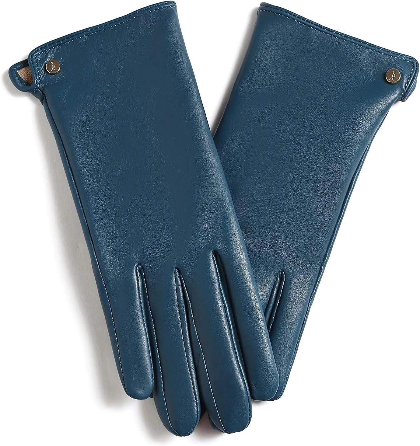 YISEVEN Women's Winter Dress Leather Gloves Touchscreen Wool Lined Flat Design