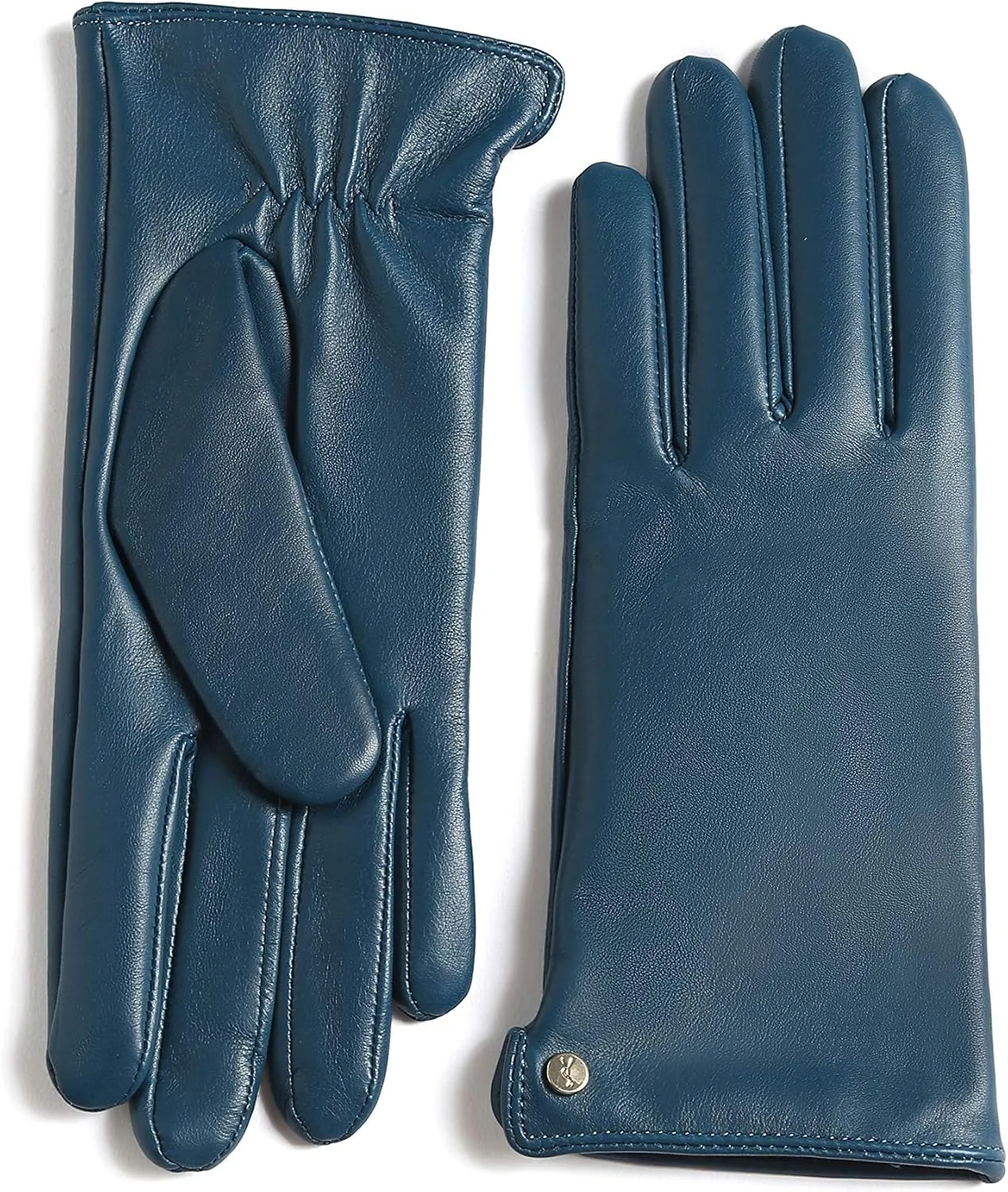 YISEVEN Women's Winter Dress Leather Gloves Touchscreen Wool Lined Flat Design