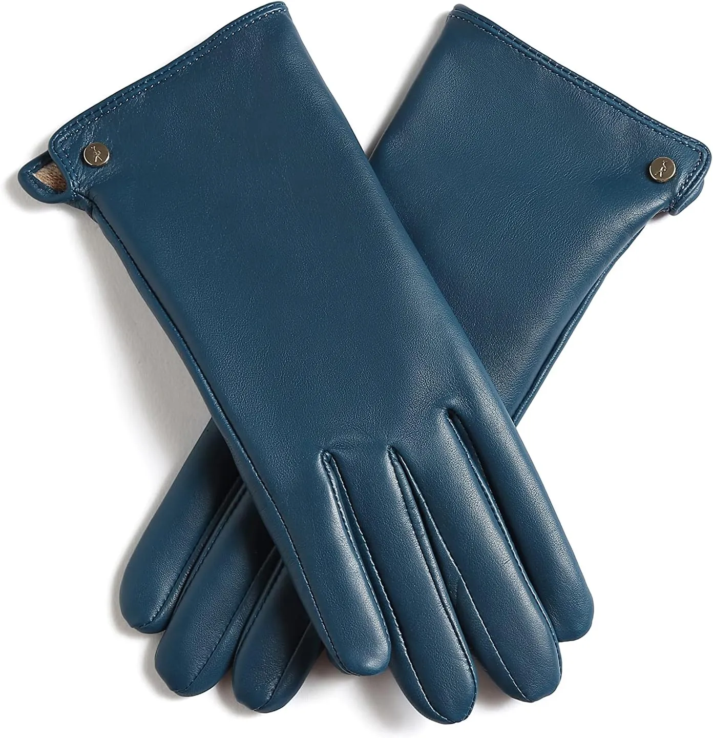 YISEVEN Women's Winter Dress Leather Gloves Touchscreen Wool Lined Flat Design